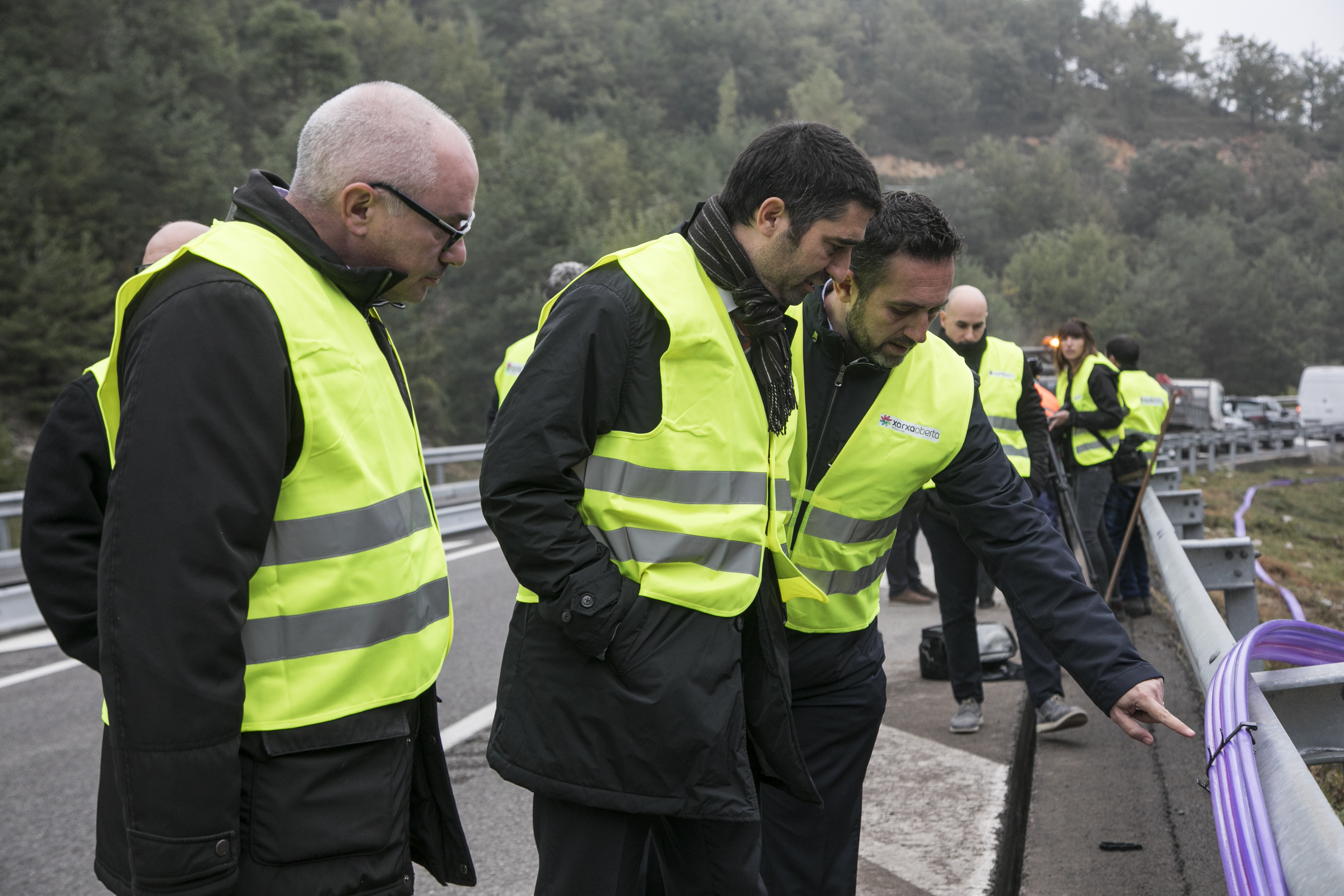 Comencen les obres de desplegament de la fibra òptica entre Berga i Cercs